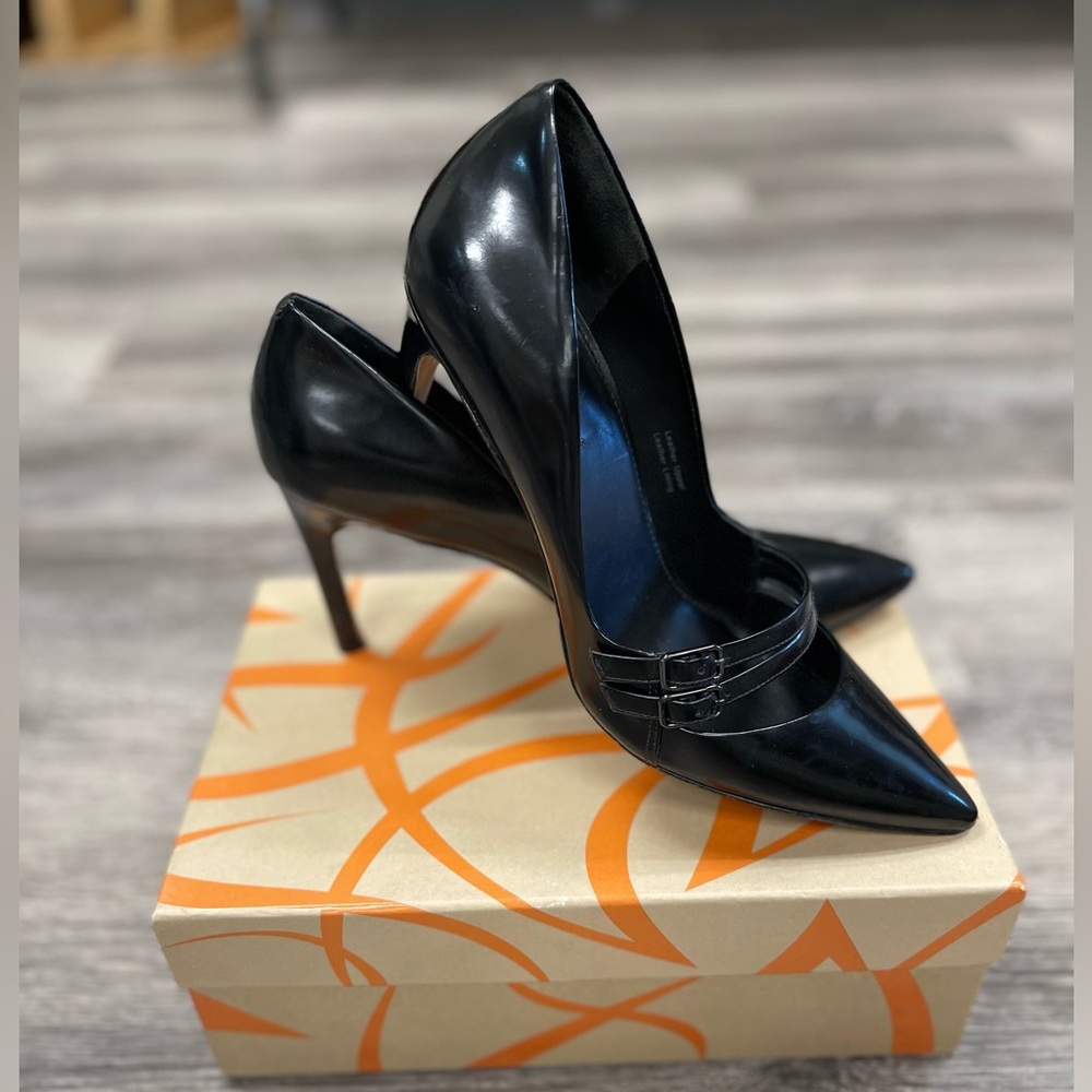 Via Spiga Heels Semi-gloss Pointed Toe stilettos sz 9 41 It V-Irving